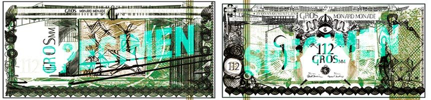 BILLET 112 GMM Fonds Gros Monard Monade pour la culture