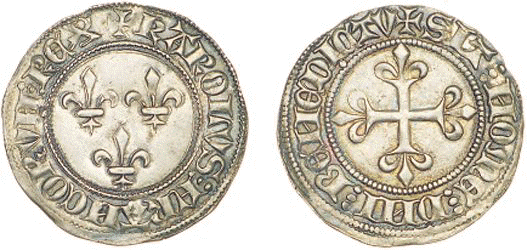 Gros d'argent aux Lis
